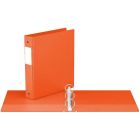 Reliure à anneaux ronds orange 1,5 pouce
