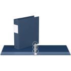 Reliure à anneaux ronds bleu marine 2 pouces
