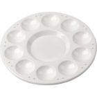 Plateaux en plastique ronds