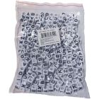Perles à lettres de l'alphabet en acrylique