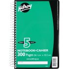 Cahier de notes ligné 5 sujets