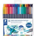 Feutres-pinceaux aquarelle à double extrémité