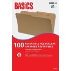 Basics® chemises réversibles recyclées format légal