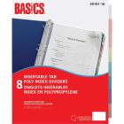 Index intercalaires couleurs assorties 8 onglets