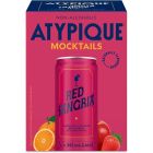 Boisson pétillante sangria rouge