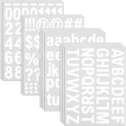 Lettres, chiffres et symboles prédécoupés