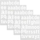 Lettres minuscules prédécoupées