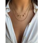 Collier soleil doré