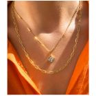 Collier cristal solaire