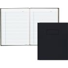 Livre de notes a9 ligné noir