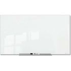 Tableau magnétique effaçable à sec en verre invisamount
