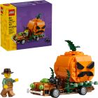 La camionnette de la citrouille d’halloween