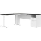 Bureau assis-debout en l upstand