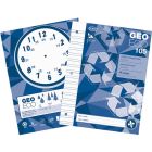 Cahier d'exercices geoeco interligné, bleu.