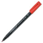 Marqueur permanent lumocolor® pointe fine. 0,6 mm rouge