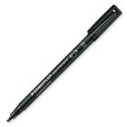 Marqueur permanent lumocolor® biseautée. 2,5 mm noir