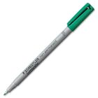 Marqueur soluble à l'eau lumocolor® pointe fine, 0,6 mm. vert