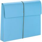 Chemises expansibles de couleur format lettre bleu (10)