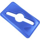 Couvercle pour poubelle de recyclage slim jim® couvercle pour papier et bouteille bleu