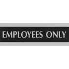 Enseigne d'identification century anglais employees only
