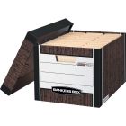Boîte d'entreposage r-kive® fini bois