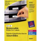 Étiquettes d'identification amovibles 1-3/4 x 1/2" (800)