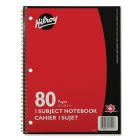 Cahier à reliure spirale ligné, 1 sujet. 80 pages