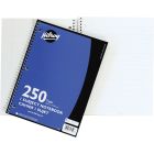 Cahier à reliure spirale ligné, 1 sujet. 250 pages