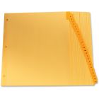 Intercalaires imprimés lettre, 3 perforations a-z