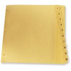 Intercalaires imprimés lettre, 3 perforations 1-10