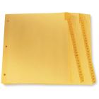 Intercalaires imprimés lettre, 3 perforations 1-50