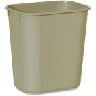 Poubelle côté bureau petit, 12.9l, 11-3/8 x 8-1/4 x 12-1/8"h beige