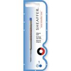 Recharge format géant pour stylo à bille sheaffer® stylo à bille, pointe fine bleu