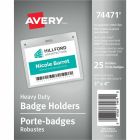 Porte-insigne robuste horizontal