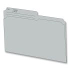 Chemises à dossier format lettre gris