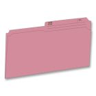 Chemises à dossier format légal rose