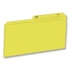 Chemises à dossier format légal jaune