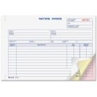 Livret de factures 5-3/8 x 8 po. triplicata (bilingue)