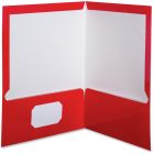 Couverture de présentation à double pochette showfolio™ paquet de 25 rouge