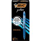 Stylos à bille roulante rétractable gel-ocity™ original boîte de 12 bleu