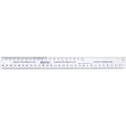 Règle transparente flexible 30 cm métrique