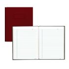 Livre de notes a9 ligné rouge