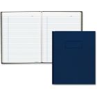 Livre de notes a9 ligné bleu