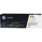 Cartouche de toner hp 312a À l'unité jaune