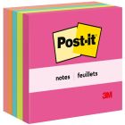 Feuillets post-it® - collection peptitude unis 3 x 3 po (pqt 5)