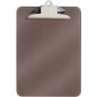 Planchette à pince en plastique fumée