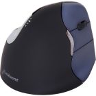Souris ergonomique verticale evoluent 4 sans fil droitier, noir/bleu