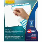 Intercalaires index maker® blanc. easy apply™. 5 jeux. 5 onglets