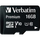 Carte mémoire micro sdhc/sdxc premium avec adaptateur classe 10 sdhc, 45 mo/s 16 go