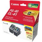 Emballage double de cartouches jet d'encre pg-40/cl-41